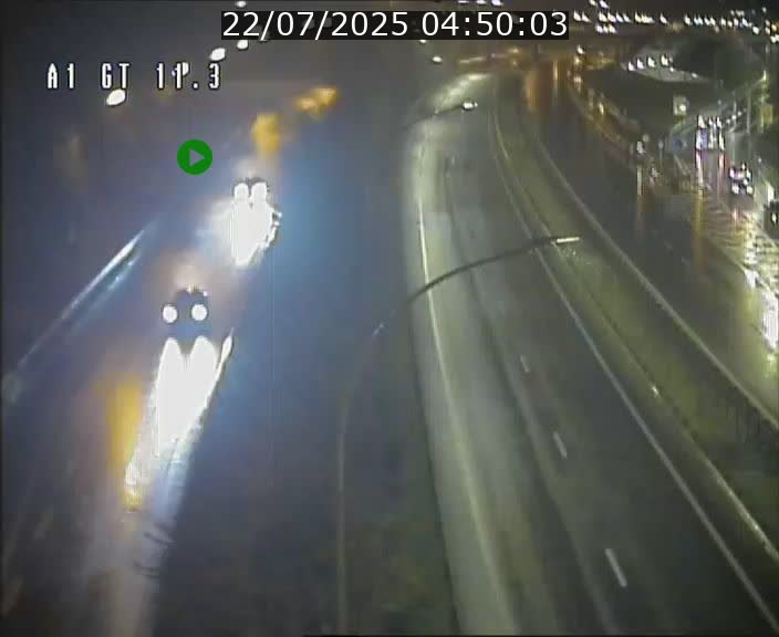 Traffic live webcam Luxembourg Senningerberg - A1 direction Allemagne - BK 11.3
