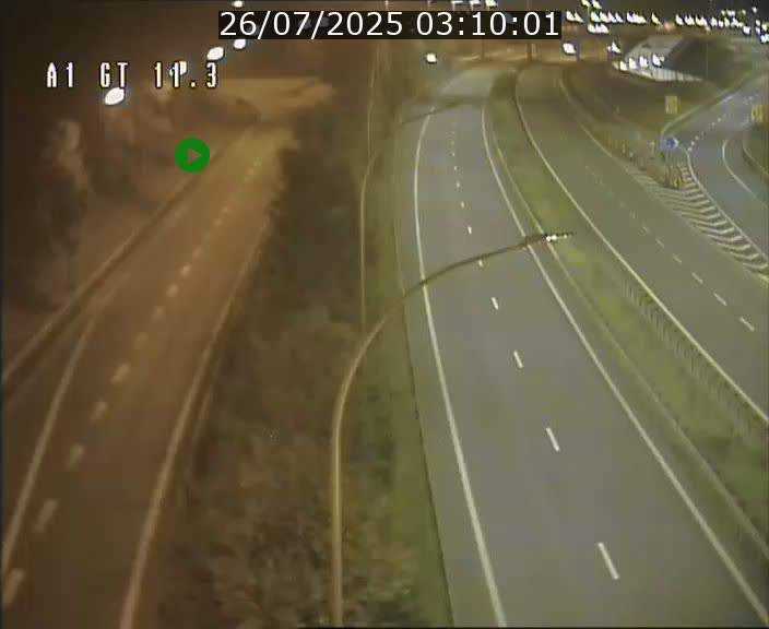 Traffic live webcam Luxembourg Senningerberg - A1 direction Allemagne - BK 11.3