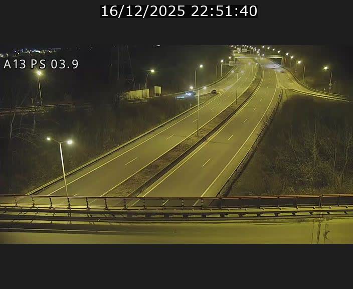 Traffic live webcam Luxembourg Differdange - A13 direction Esch-sur-Alzette - BK 3.9
