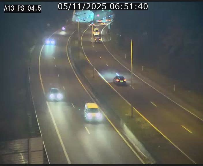 Traffic live webcam Luxembourg Differdange - A13 direction Esch-sur-Alzette - BK 4.5