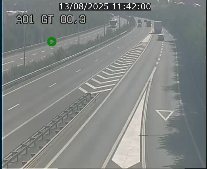 Traffic live webcam Luxembourg Croix de Gasperich - A1 direction Kirchberg - BK 0.3