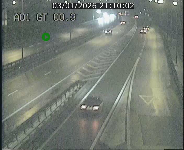 Traffic live webcam Luxembourg Croix de Gasperich - A1 direction Kirchberg - BK 0.3