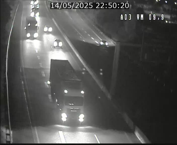 Webcam Autoroute à la Croix de Bettembourg - A3 - BK 9.9 - direction France