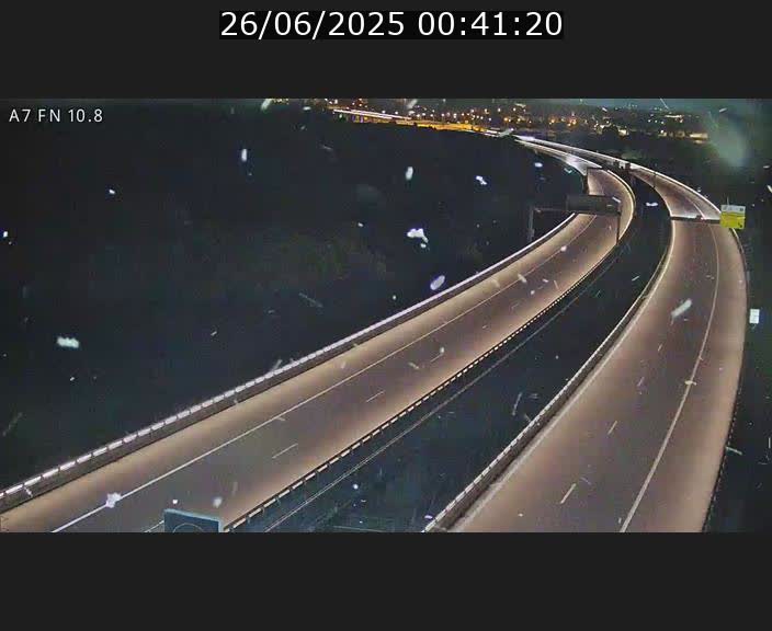 Caméra trafic Luxembourg - A7, Tunnel Gousselerbierg, sortie sud, direction rond-point Lorentzweiler (BK 10.8)