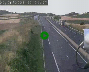 Caméra autoroute A75 à hauteur de Le Crest, en direction de Montpellier