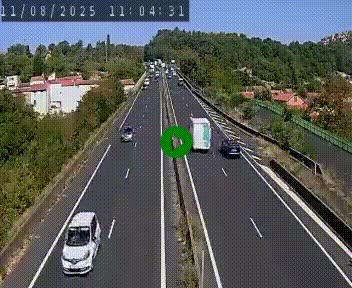 Caméra autoroute A75 à hauteur de Coudes, en direction de Clermont-Ferrand
