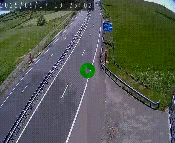 Caméra autoroute A75 à hauteur du col de la Fageole en direction de Clermont-Ferrand