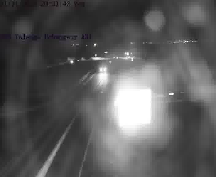 Webcam sur la D55 à Talange au niveau du pont surplombant l'A31 (sens droite-gauche vers Luxembourg). Vue orientée vers Ay-sur-Moselle.