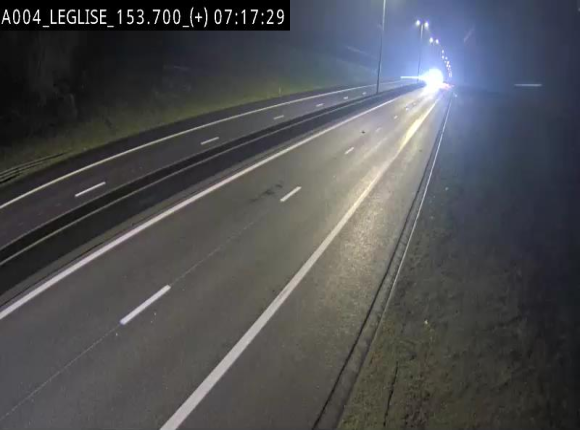 Webcam autoroute E411 à hauteur de Léglise, en direction de Luxembourg