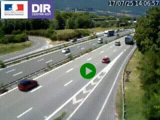 Webcam sur la Nationale 201 à hauteur de la sortie Chambéry-Nord, avant à la jonction entre l'A41 et l'A43, en direction de Lyon