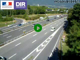 Caméra routière à hauteur de la sortie 15 Chambéry-centre au PK 4,103 en direction d'Albertville