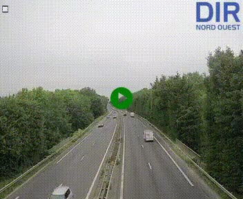 Webcam sur le périphérique de Caen (N814) à l'est de la ville, à Mondeville hauteur de la sortie 2, Presqu'île-Rives de l'Orne, au bout de l'autoroute A13