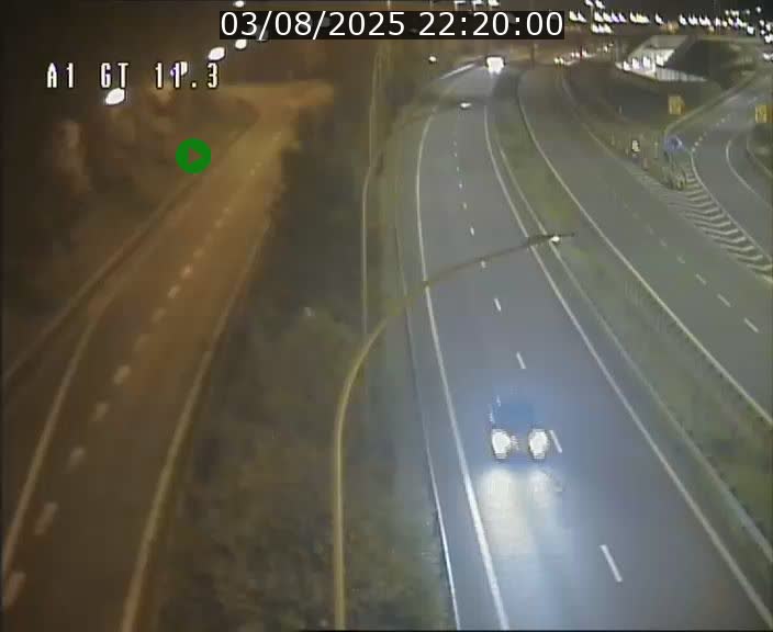Traffic live webcam Luxembourg Senningerberg - A1 direction Allemagne - BK 11.3