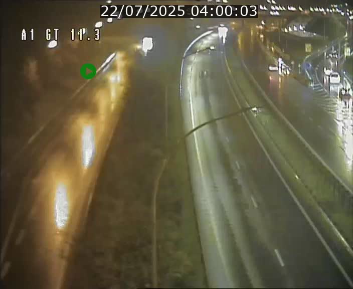 Traffic live webcam Luxembourg Senningerberg - A1 direction Allemagne - BK 11.3