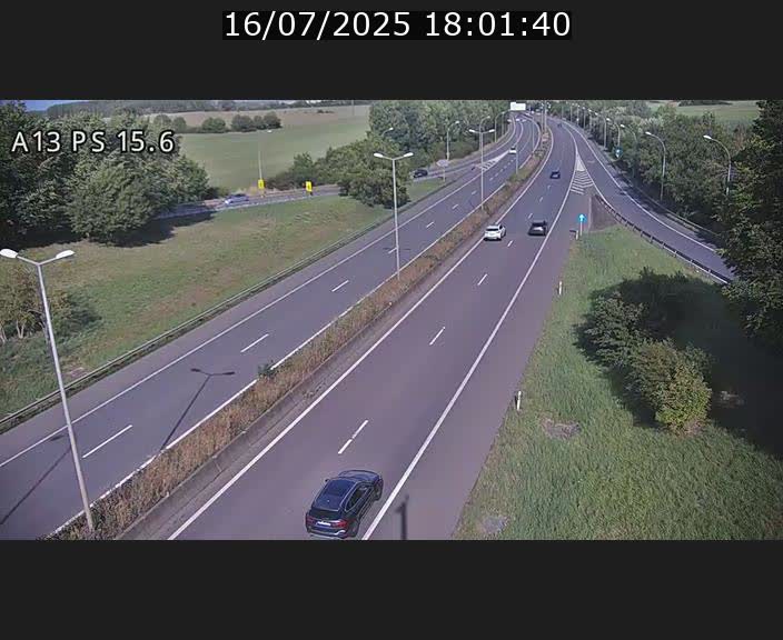 Traffic live webcam Luxembourg Kayl - A13 direction Dudelange - BK 15.6