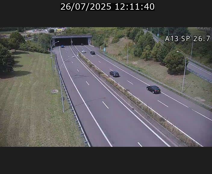 Traffic live webcam Luxembourg Frisange - A13 direction Luxembourg-ville - BK 26.7