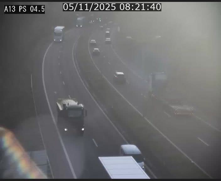 Traffic live webcam Luxembourg Differdange - A13 direction Esch-sur-Alzette - BK 4.5