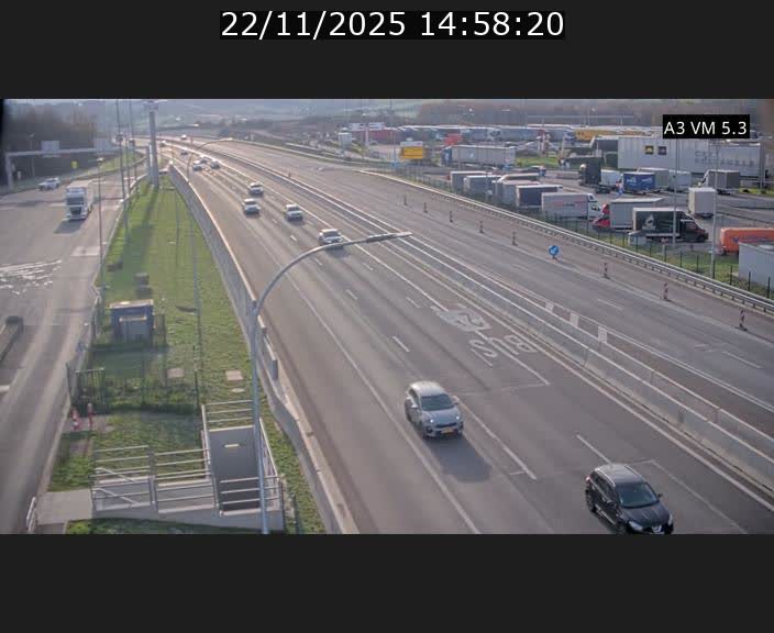 Traffic live webcam Luxembourg Aire de Berchem - A3 - BK 5 - direction France