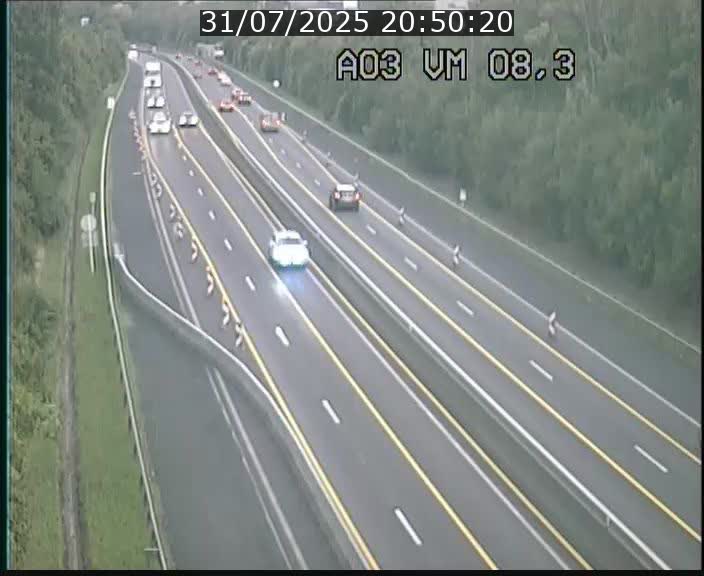 Traffic live webcam Luxembourg Bettembourg - A3 - BK 8.3 - direction France