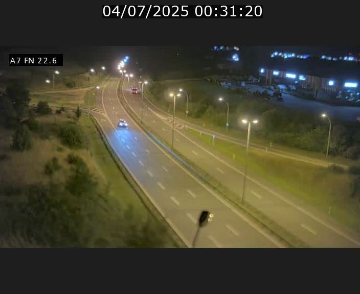 Caméra trafic Luxembourg - A7, Colmar-berg direction Mersch
