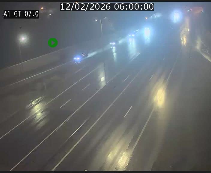 Traffic live webcam Luxembourg Cents - A1 direction Kirchberg - BK 7