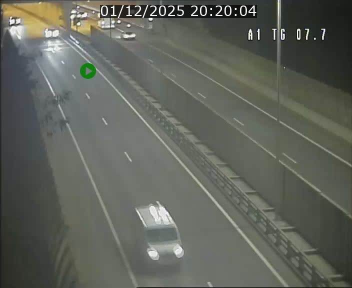 Traffic live webcam Luxembourg Kirchberg - A1 direction Luxembourg-ville - BK 7.7