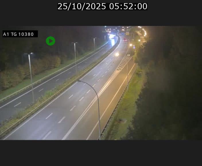 Traffic live webcam Luxembourg Senningerberg - A1 direction Luxembourg Kirchberg - BK 10.3