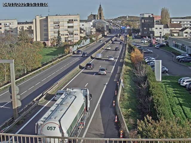 Caméra autoroute France - A31, Thionville direction Metz