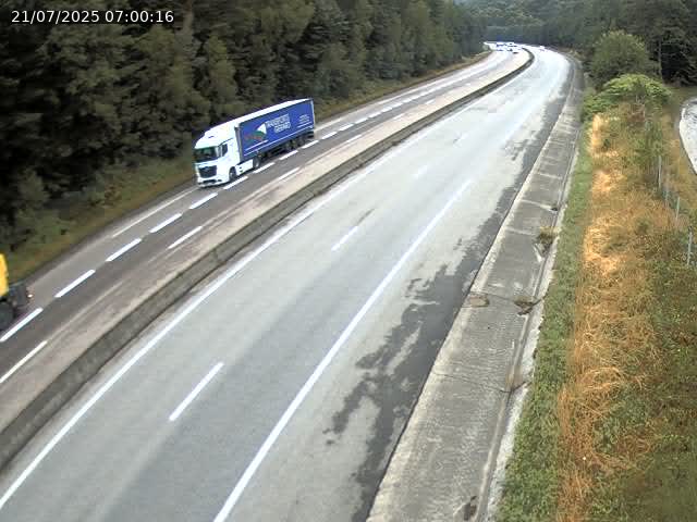 Caméra autoroute France - N57, Côte de la Calotine direction Nancy