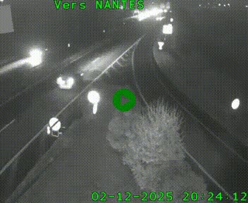 Webcam N147 au nord de Poitiers et à la jonction avec la A10