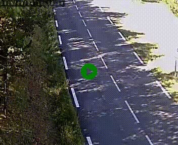 Caméra routière France - N102, au niveau du col de Montmirat à Saint-Etienne-du-Valdonnez à 1039 mètres d'altitude