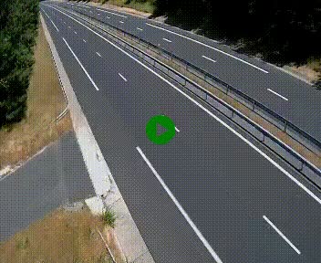 Caméra autoroute A75 à hauteur du col des Issartets en direction de Montpellier