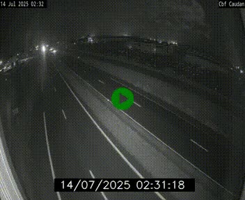 Webcam sur la N165 à hauteur de Caudan, dans le Morbihan.