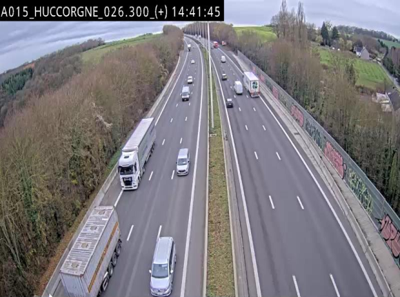 Webcam autoroute Belgique - Viaduc de Huccorgne - E42 