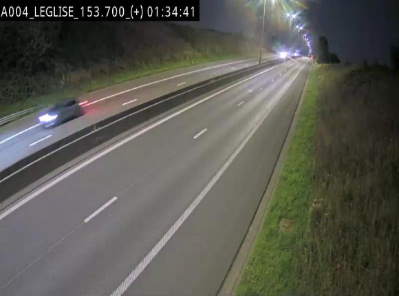 Webcam autoroute E411 à hauteur de Léglise, en direction de Luxembourg