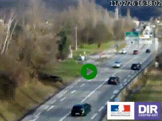 Webcam info trafic à proximité de Vizille sur la N85, au niveau du point de vue du Saut du Moine à Champagnier