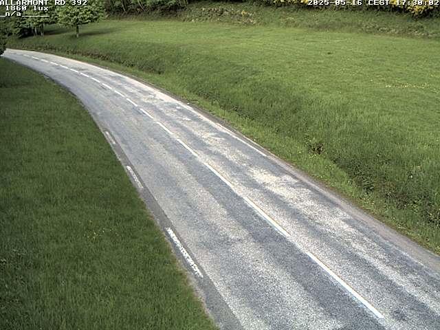 Webcam à Allarmont dans les Vosges, sur la RD392