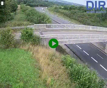 Webcam sur A84 à hauteur de Pont-Farcy, au niveau du pont autoroutier sur la Vire, au sud de Saint-Lô