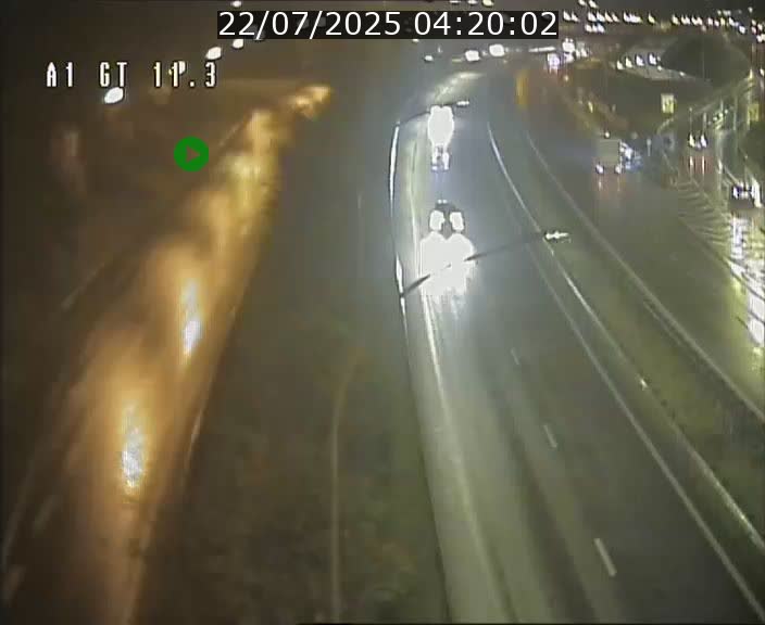 Traffic live webcam Luxembourg Senningerberg - A1 direction Allemagne - BK 11.3