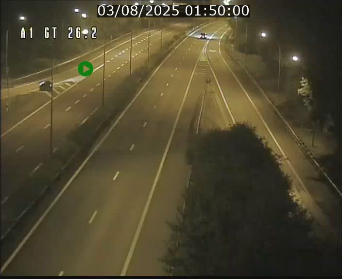 Traffic live webcam Luxembourg Grevenmacher - A1 direction Allemagne - BK 26.2