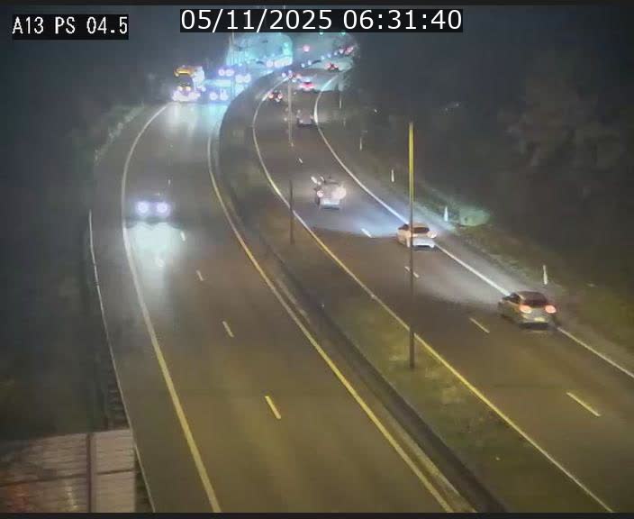 Traffic live webcam Luxembourg Differdange - A13 direction Esch-sur-Alzette - BK 4.5