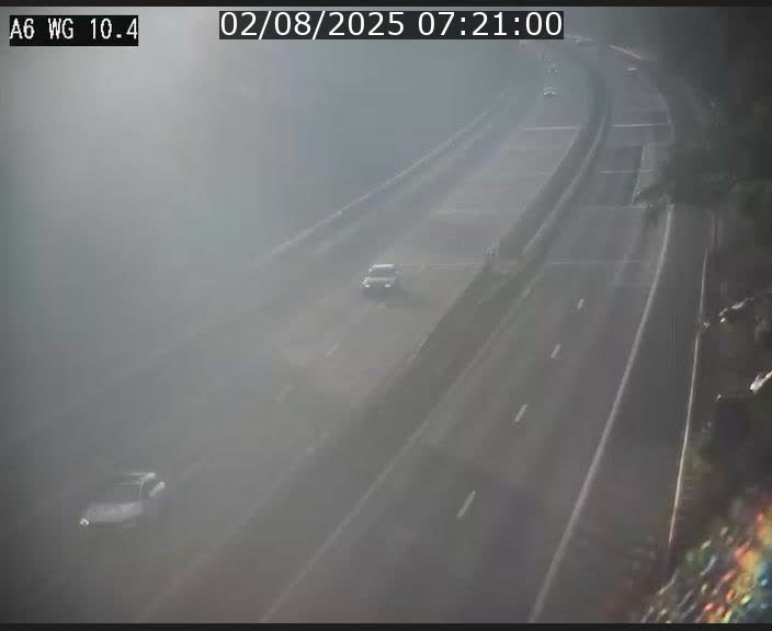 Traffic live webcam Luxembourg Mamer - A6 - BK 10.4 - direction Luxembourg/France/Allemagne