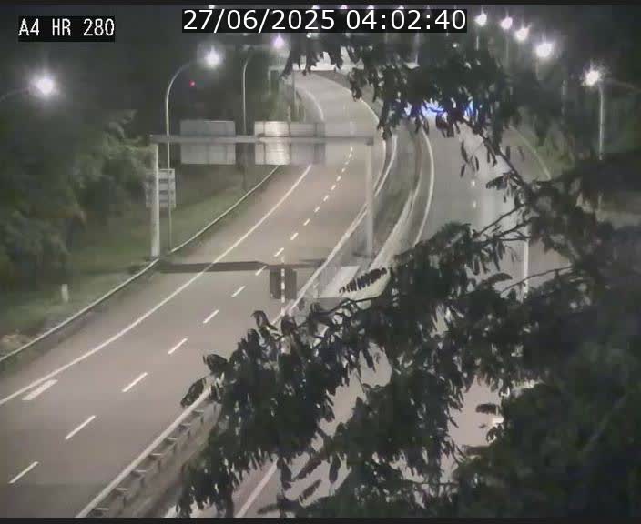 Webcam traffic A4 Luxembourg - BK 0.2 - P+R Bouillon (direction Luxembourg)