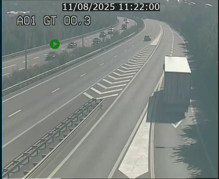 Traffic live webcam Luxembourg Croix de Gasperich - A1 direction Kirchberg - BK 0.3