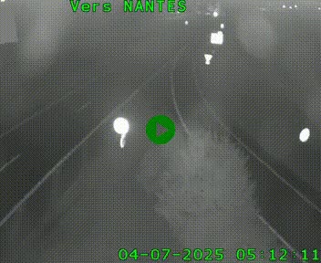 Webcam N147 au nord de Poitiers et à la jonction avec la A10