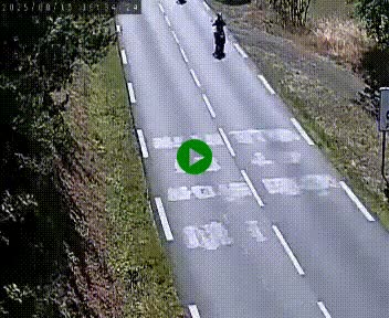 Caméra routière France - N102, au niveau du col de Montmirat à Saint-Etienne-du-Valdonnez à 1039 mètres d'altitude