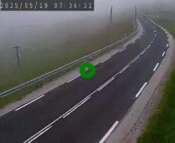 Webcam routière au niveau du col de la Chavade en Ardèche, sur la N102 à 1266 mètres d'altitude