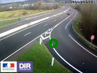 Webcam routière sur la RN6 à Auxerre, à hauteur de la sortie Monéteau, en direction de l'A6 (Gurgy)