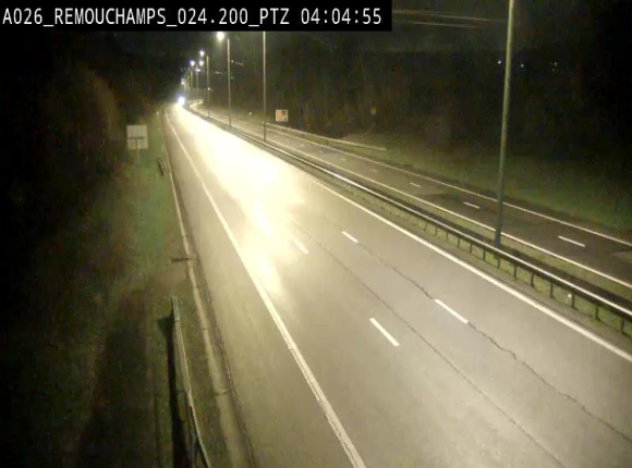 Webcam E25/A26 à Aywalle, à hauteur de Spa. Vue orientée vers Liège