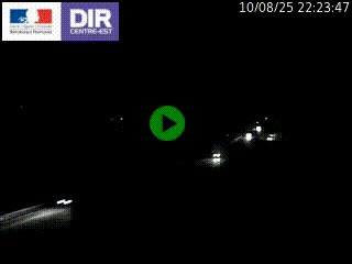 Caméra trafic à Meylan sur la Rocade-Sud de Grenoble en direction d'Aix-en-Provence